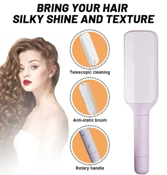 Sanvera™ Self-Cleaning Detangle Hairbrush
