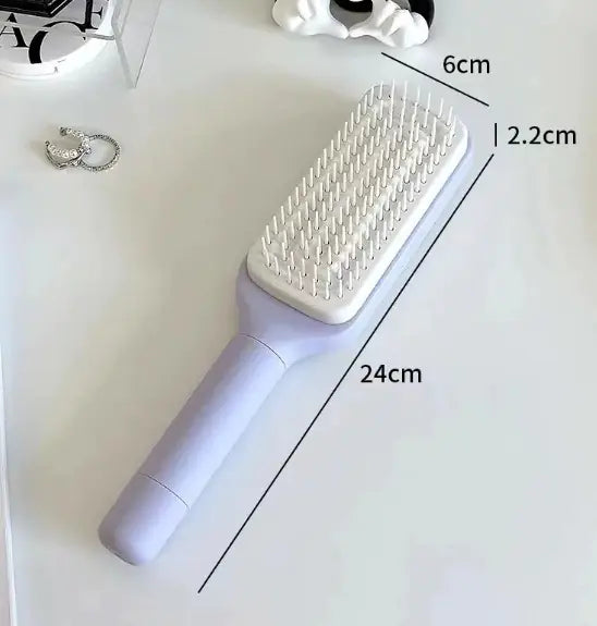 Sanvera™ Self-Cleaning Detangle Hairbrush